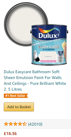 dulux easycare emulsion paint