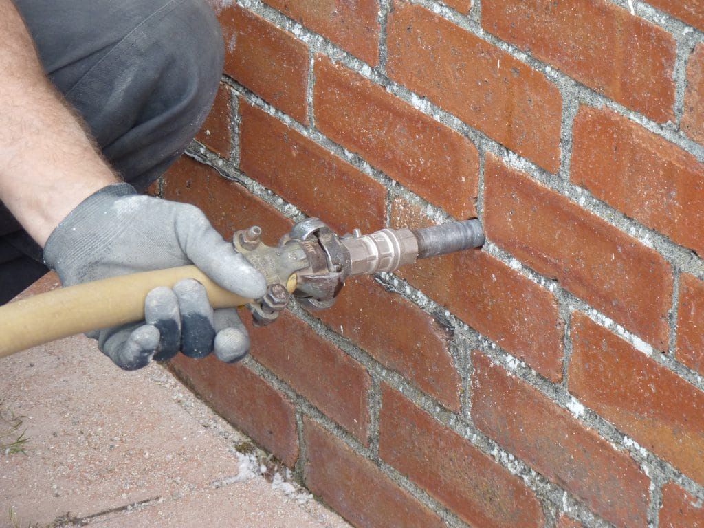 installing cavity wall insulation